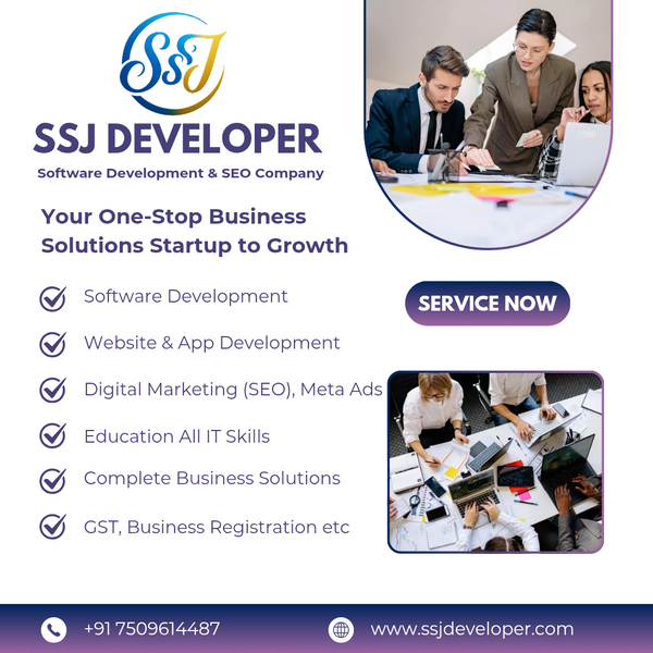 Cover photo of SSJ Developer - Software Development & SEO Company